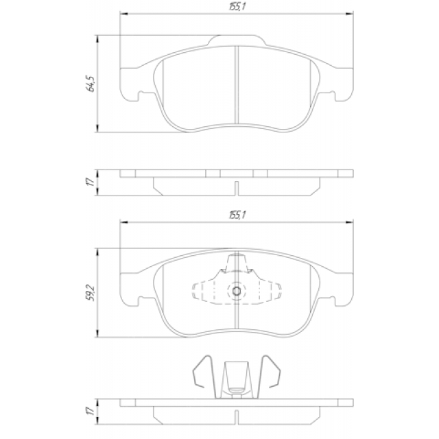 Колодки тормозные передние preview 2