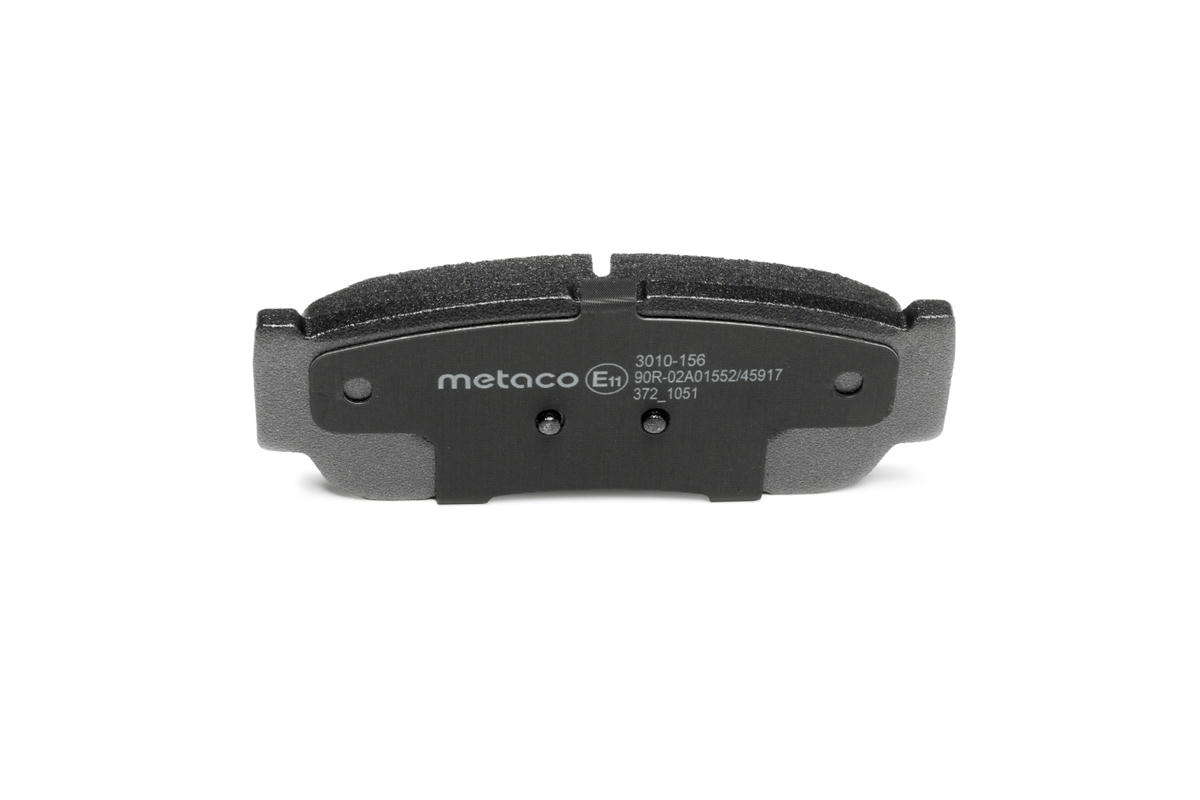 Колодки тормозные задние дисковые к-кт metaco 3010-156 preview 5