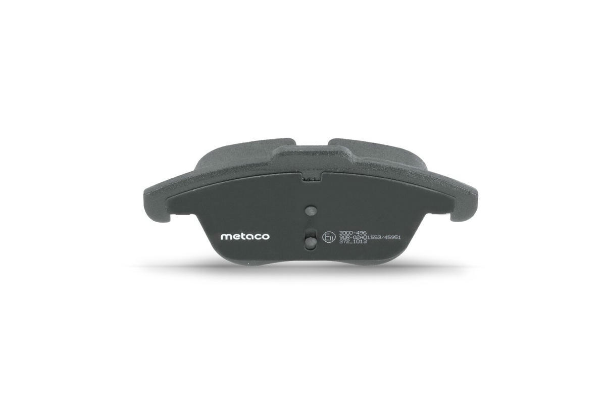 Колодки тормозные передние к-кт metaco 3000-496 preview 5