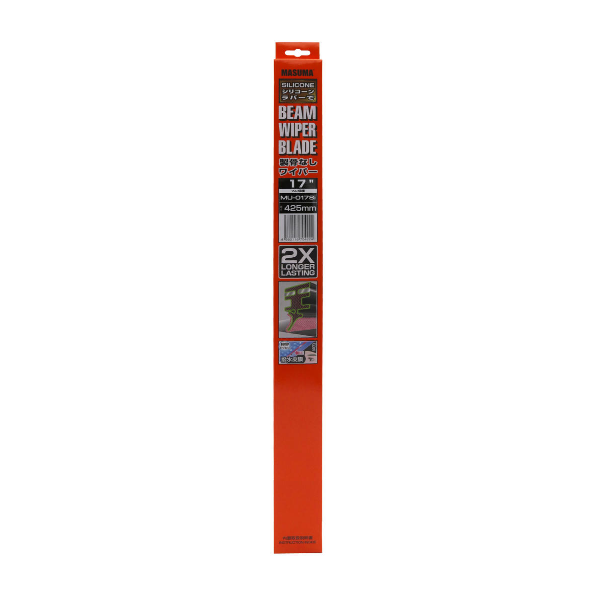 Щетка стеклоочистителя 425 мм бескаркасная 1 шт MASUMA Beam Wiper Blade MU-017Si preview 5