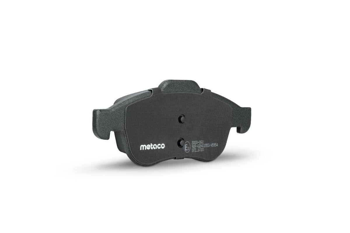 Колодки тормозные передние к-кт metaco 3000-061 preview 3
