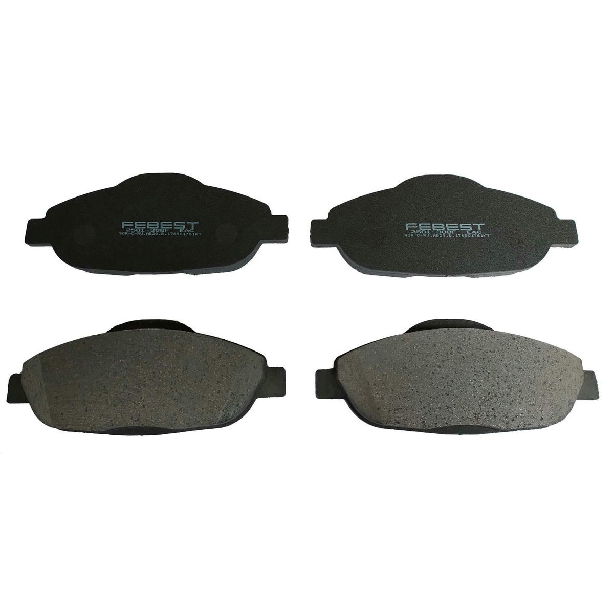 Колодки тормозные передние к-кт FEBEST 2501-308F preview 1