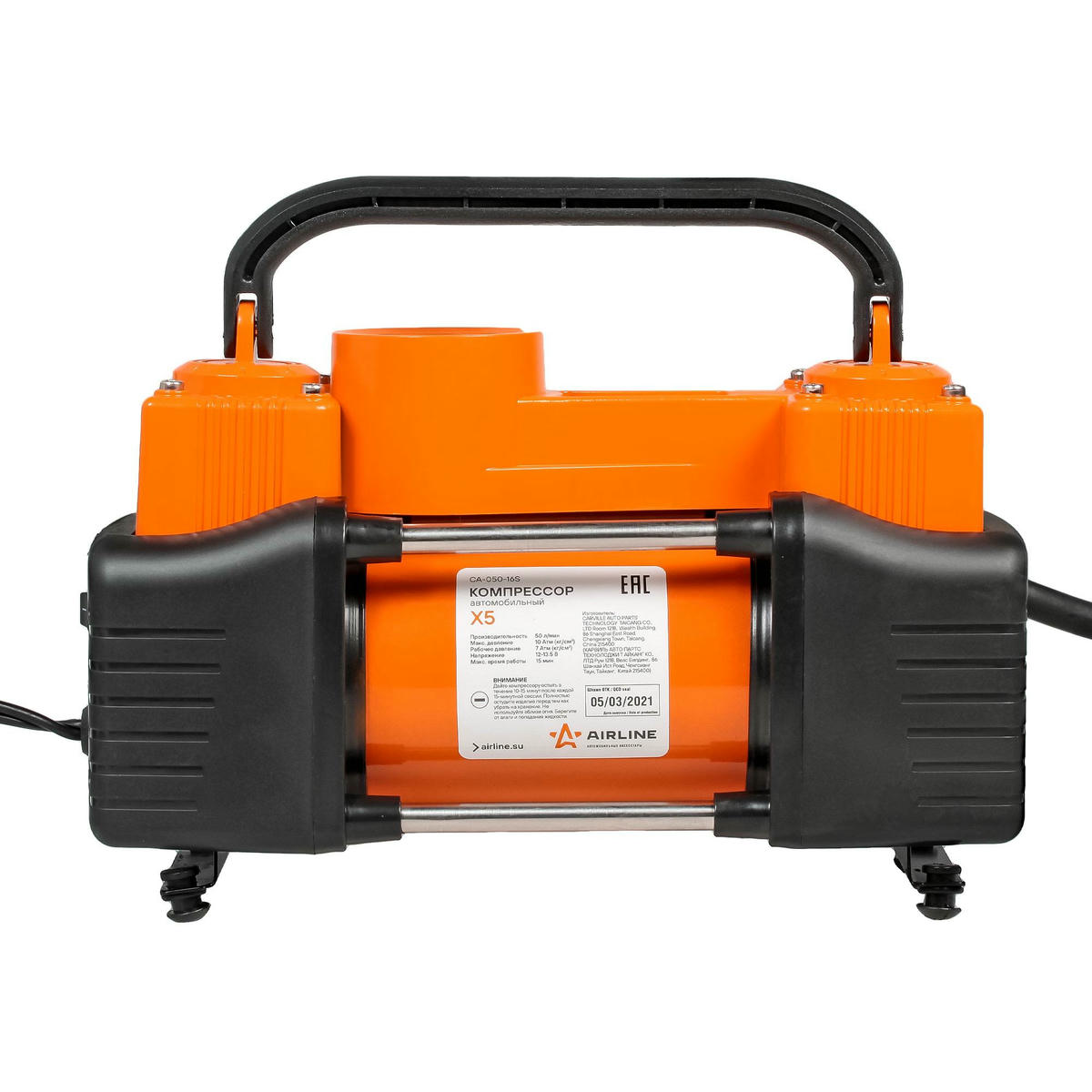 Компрессор подкачки колес AirLine CA-050-16S preview 2