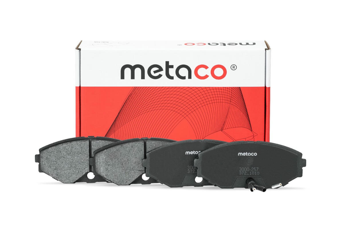 Колодки тормозные передние к-кт metaco 3000-257 preview 1