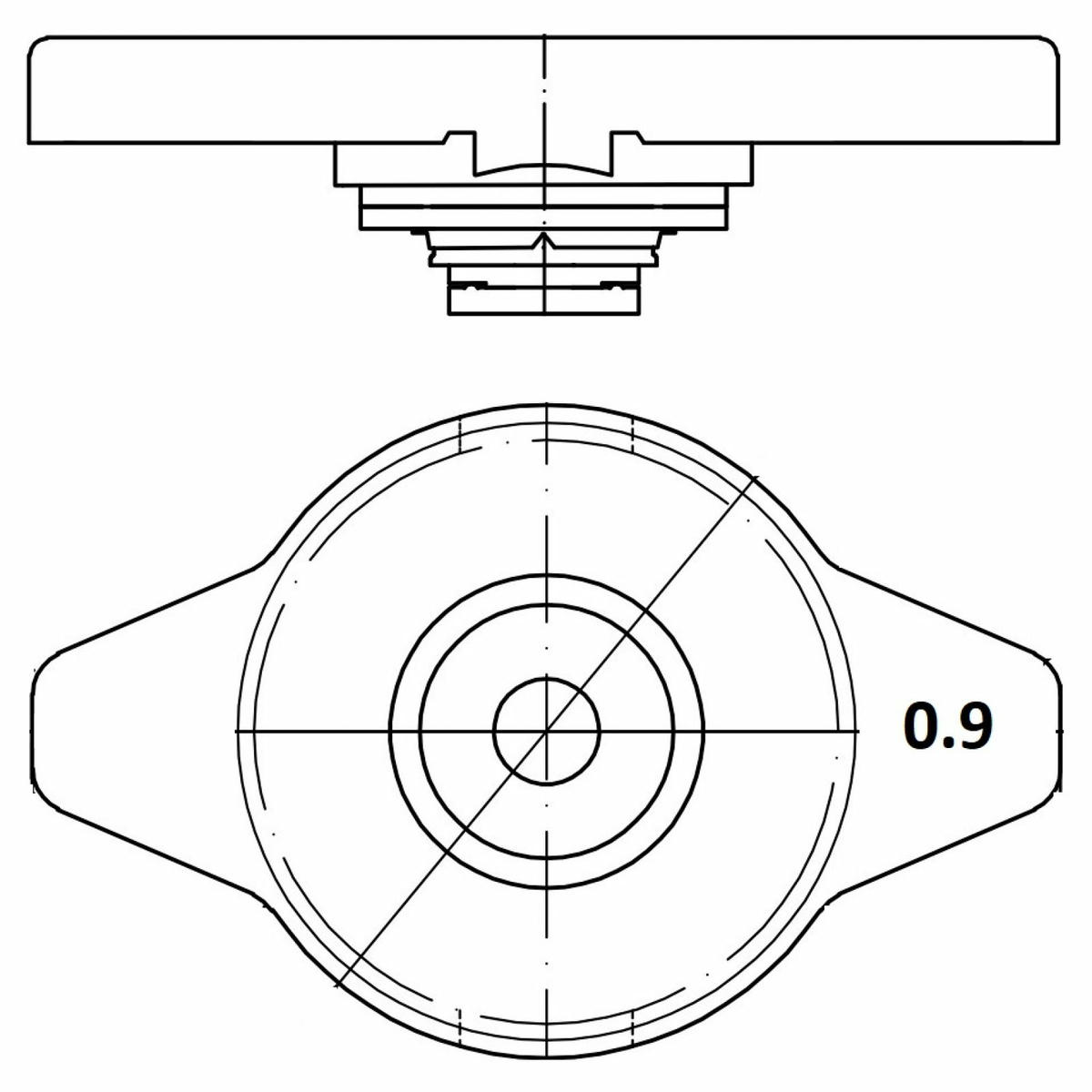 Крышка радиатора LUZAR LL 1903 preview 3