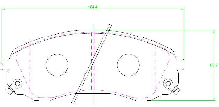 Колодки торм. для а/м Haval H9 (17-) диск. перед. TRIALLI PF 2326 preview 3