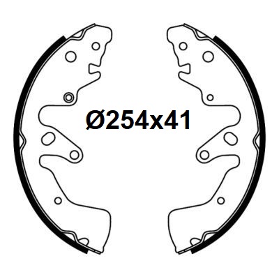 Колодки тормозные к-кт TRIALLI GF 4741 preview 3