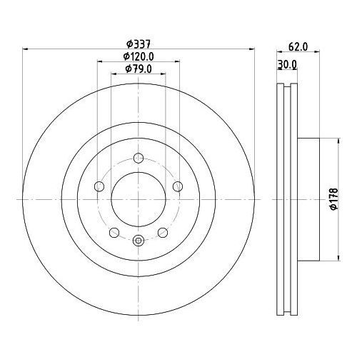 Диск тормозной TRIALLI DF 130105 preview 3