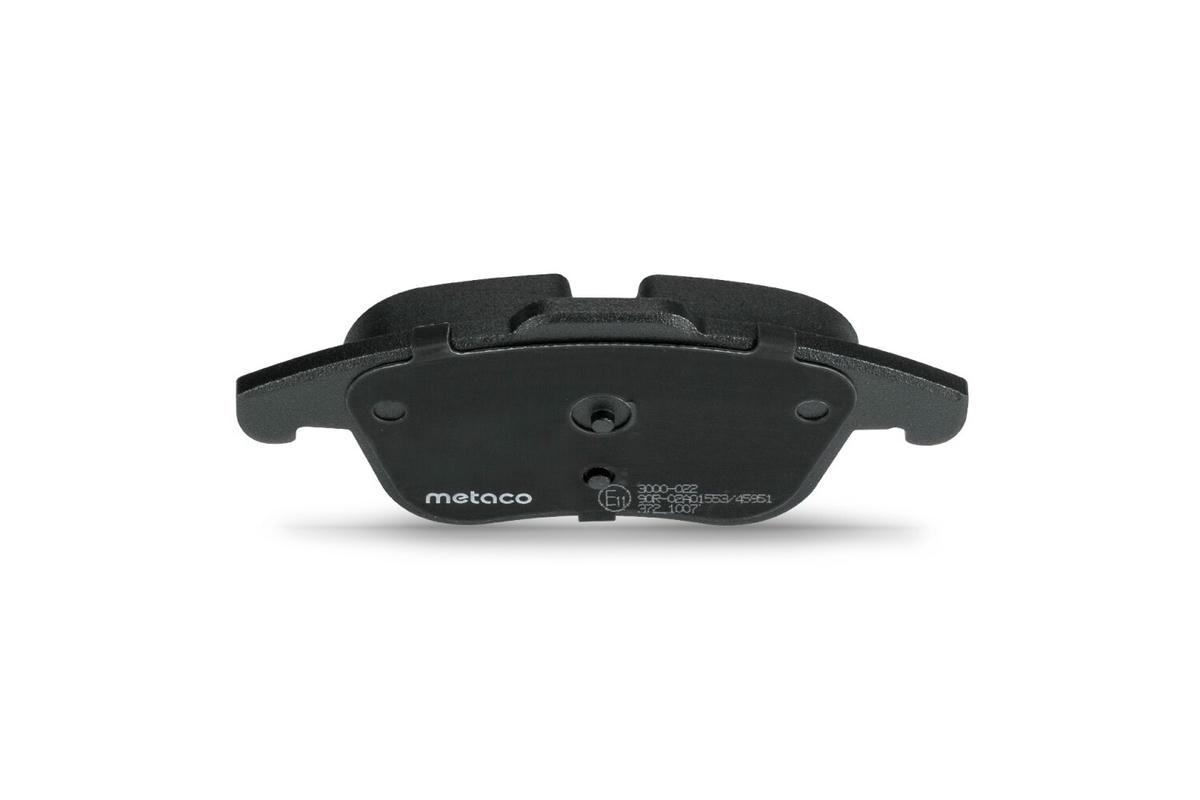 Колодки тормозные передние к-кт metaco 3000-022 preview 5