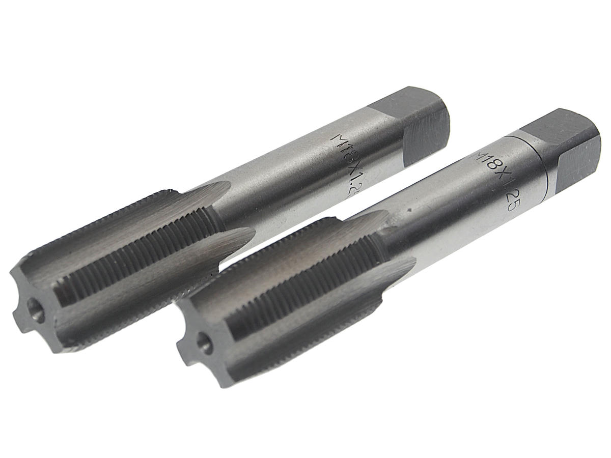 Метчик М18х1,25 (2шт) в пластиковом футляре ЭВРИКА preview 1