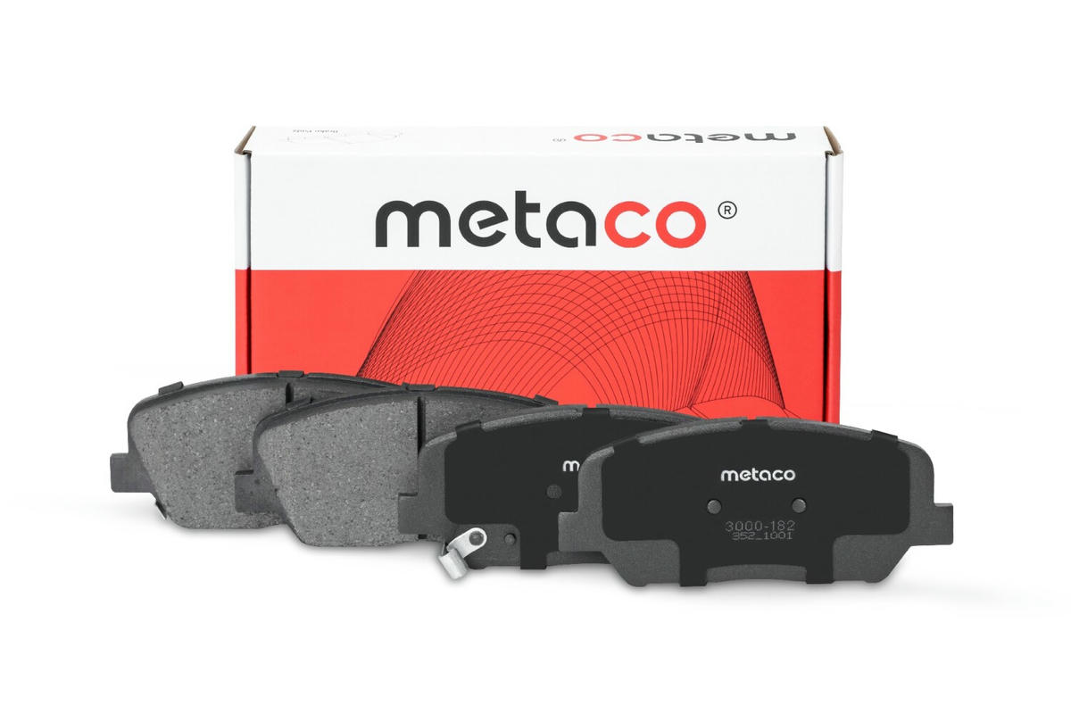 Колодки тормозные передние к-кт metaco 3000-182 preview 1 Колодки тормозные передние к-кт metaco 3000-182 preview 1