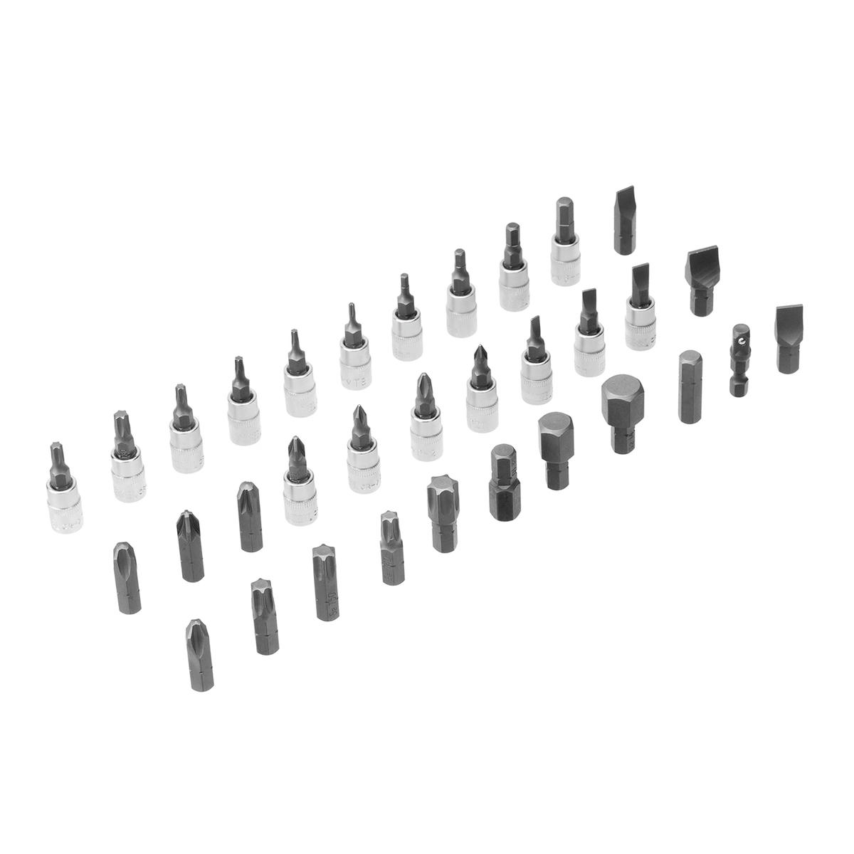 Набор инструмента 94 пред. 1/2", 1/4", CrV, S2 DENZEL preview 8