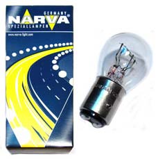 Лампа NARVA галогеновая P21/5W BAY15D 21W preview 1
