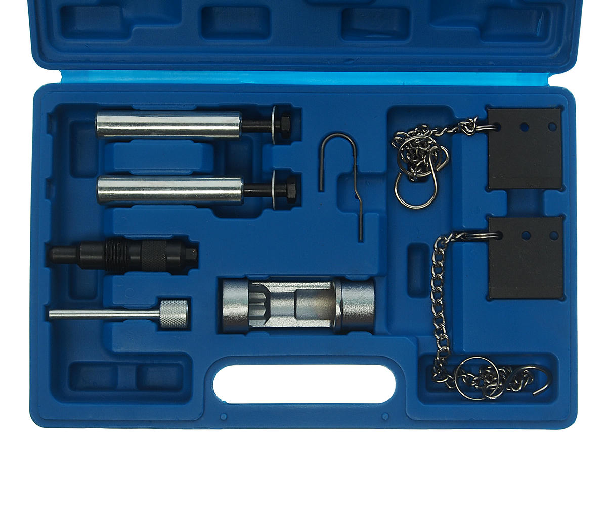 Набор фиксаторов для двигателей VAG (VW Passat 98-04,Audi A4,A6,A8,A11 97-04) 8пр кейс ROCK FORCE preview 2