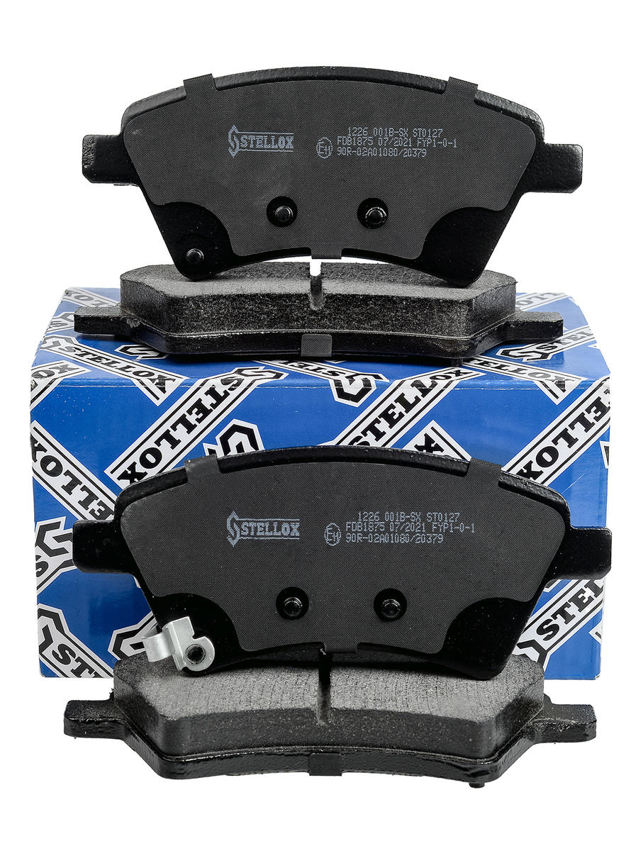 1226 001B-SX_колодки дисковые пер.!с антискр. пл.Fiat Sedici, Suzuki SX4 1.5i/1.6i 16V/1.9 DDiS 06> preview 1