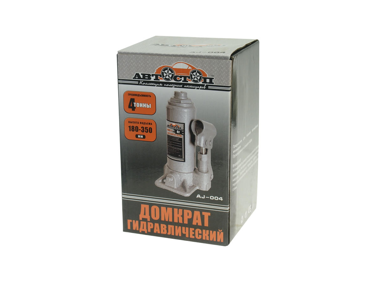 Домкрат бутылочный 4т гидравлический 180-350мм АВТОСТОП preview 1