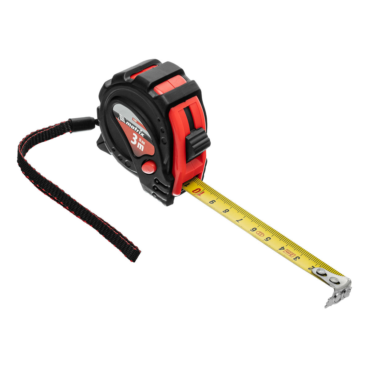 Рулетка 3м 16мм Status magnet 3 fixations зацеп с магн. MATRIX preview 3