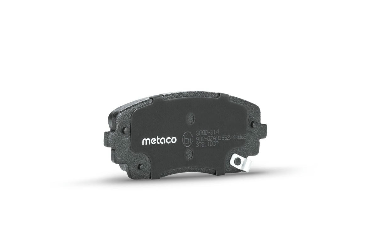 Колодки тормозные передние к-кт metaco 3000-314 preview 2