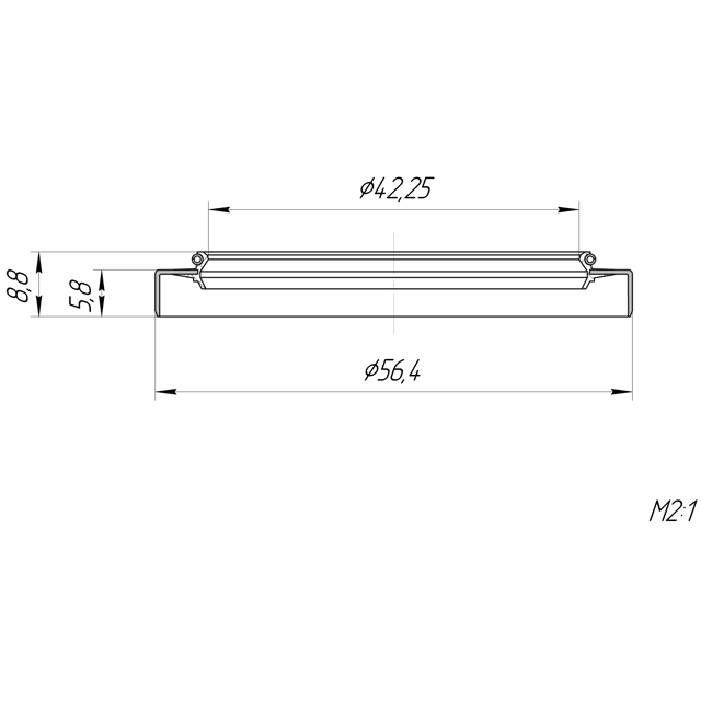 Сальник полуоси переднего моста FEBEST 95GDY-44560609X preview 2