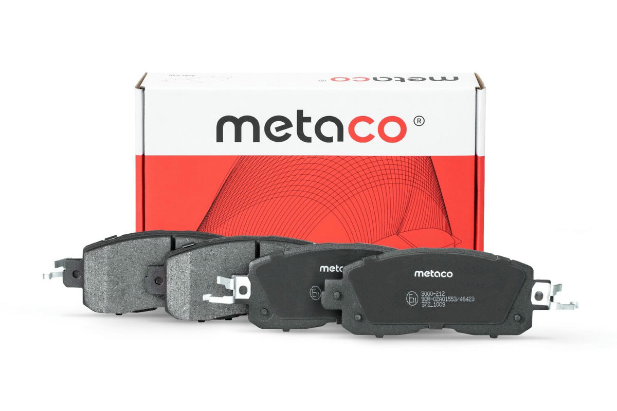 Колодки тормозные передние к-кт metaco 3000-212 preview 1