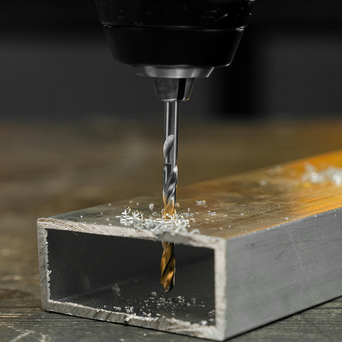 Сверло спиральное по металлу 4 x 75мм, Р6М5, Golden Tip // Denzel preview 10