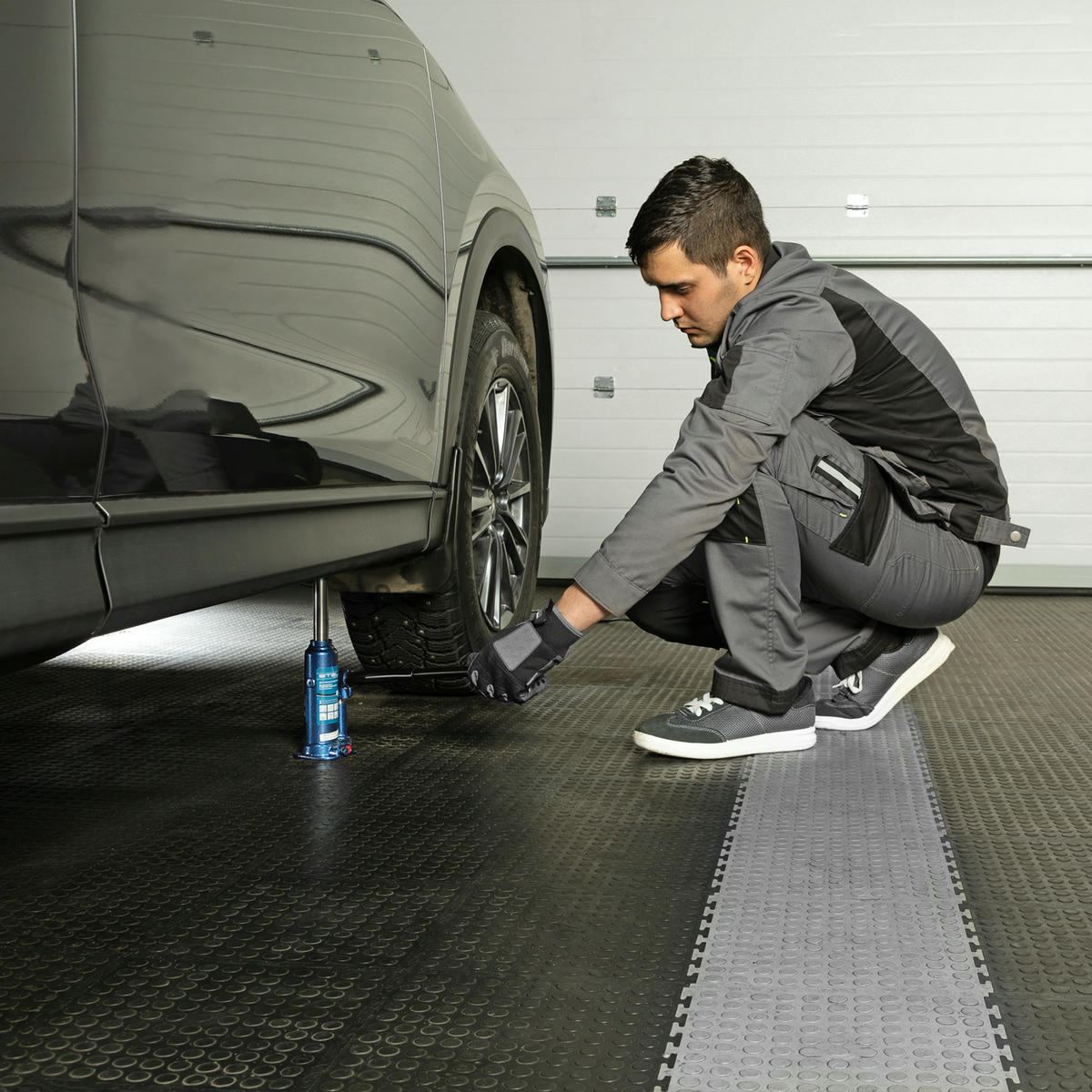 Домкрат бутылочный 2т гидравлический подъем (178-338мм) STELS preview 1