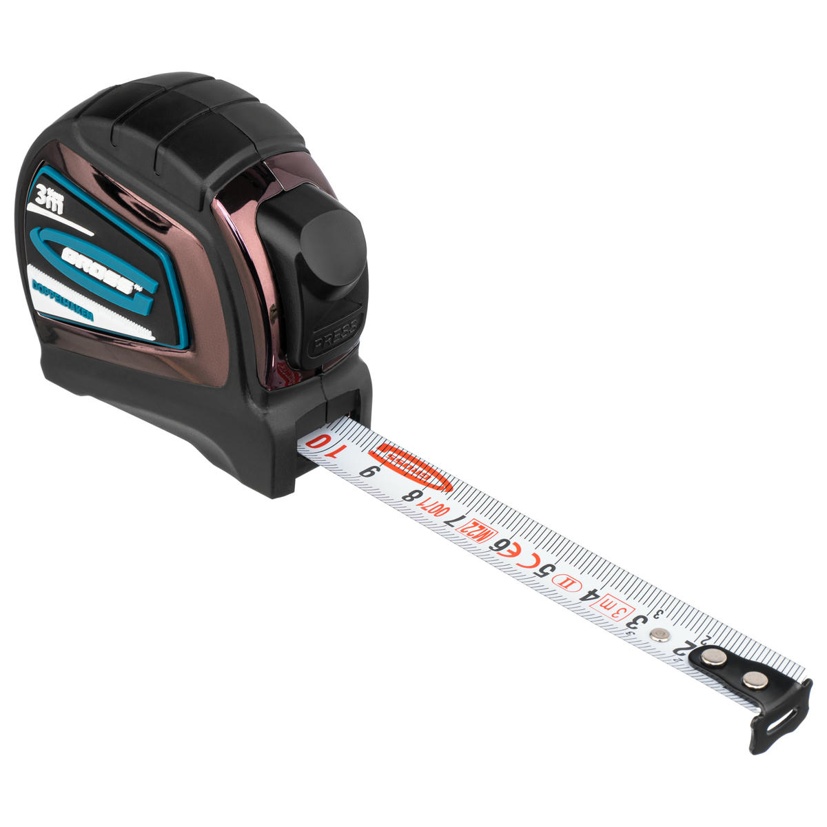 Рулетка 3м х 16мм Doppelhaken односторонний зацеп нейлон GROSS preview 3