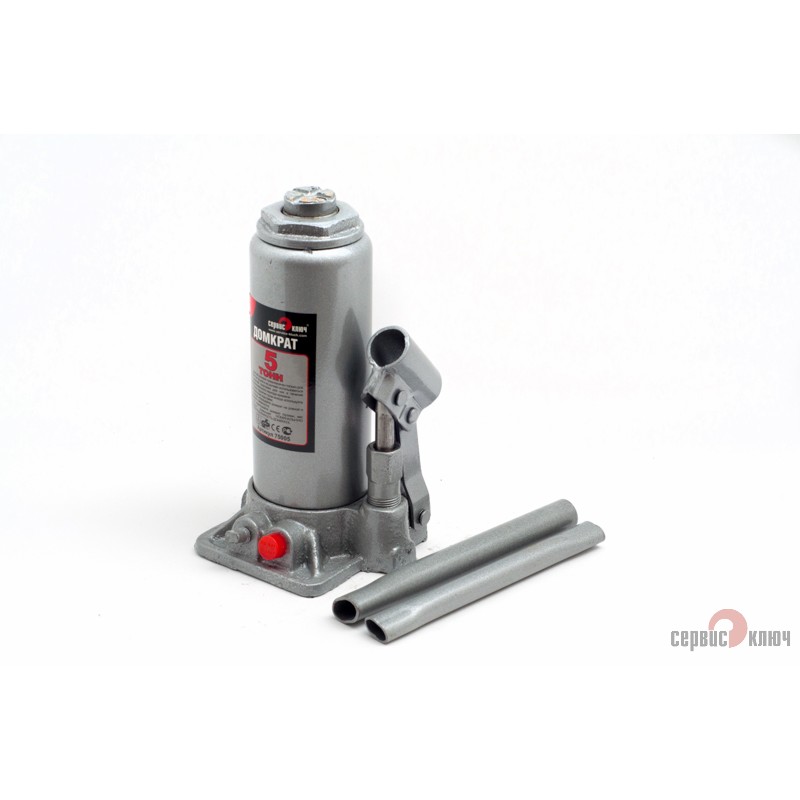 Домкрат бутылочный 5т гидравлический высота 195-380 СЕРВИС КЛЮЧ preview 1