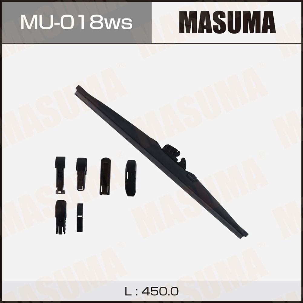 Щетка стеклоочистителя зимняя 450 мм каркасная 1 шт MASUMA Snow Blade MU-018ws preview 1