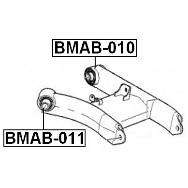 Сайлентблок задней подвески FEBEST BMAB-010 preview 2