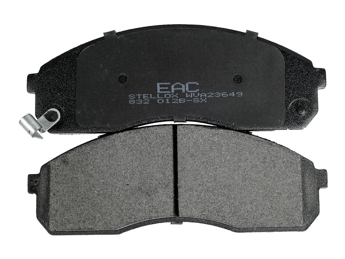 832 012B-SX_колодки дисковые передние! с антискрип. пластинами Kia Pregio 2.7D 99-02/2.5 TCi 02> preview 3