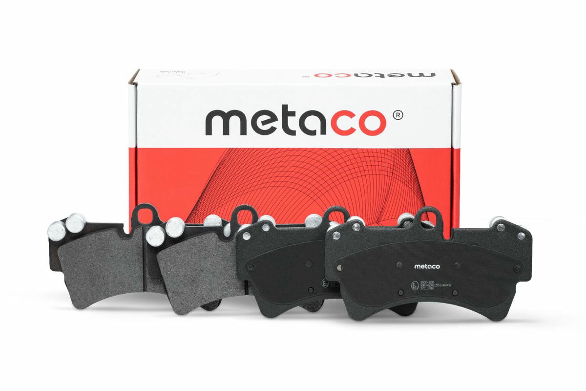 Колодки тормозные передние к-кт metaco 3000-088 preview 1