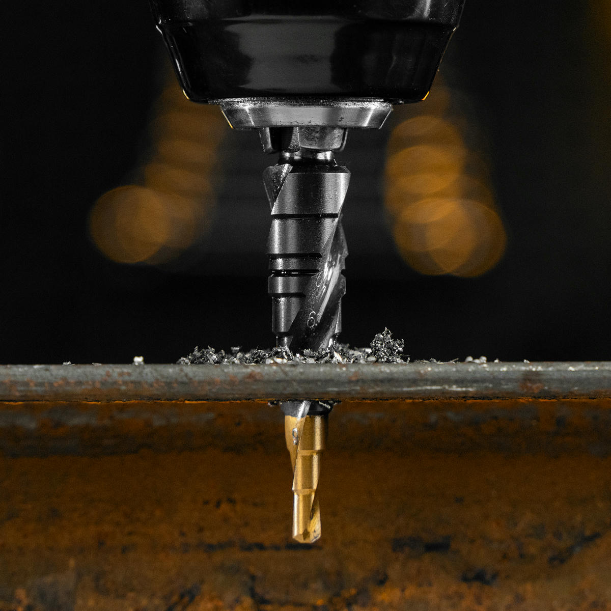 Сверло ступенчатое 4-5-6-7-8-9-10-11-12 мм, Р6М5, 6-гр. хвостовик Denzel preview 11