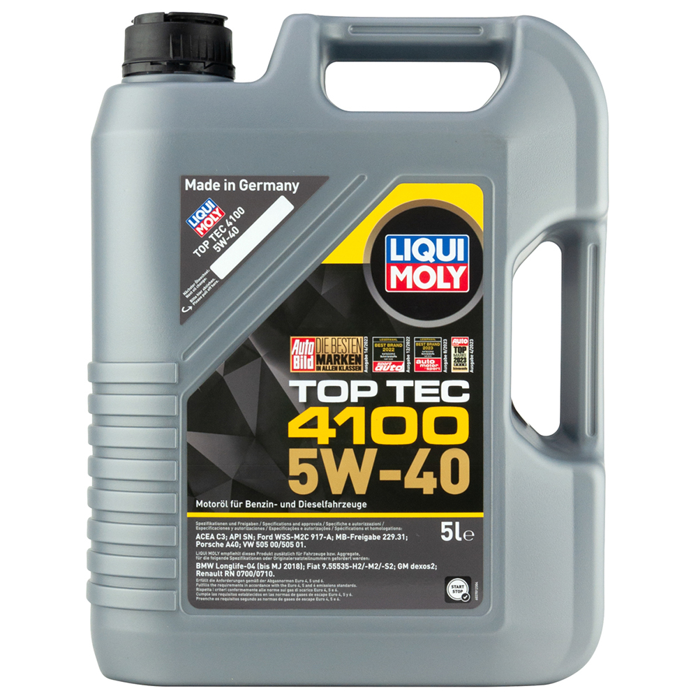 Масло моторное LIQUI MOLY TOP TEC 4100 HC 5W40 синт. 5л preview 2