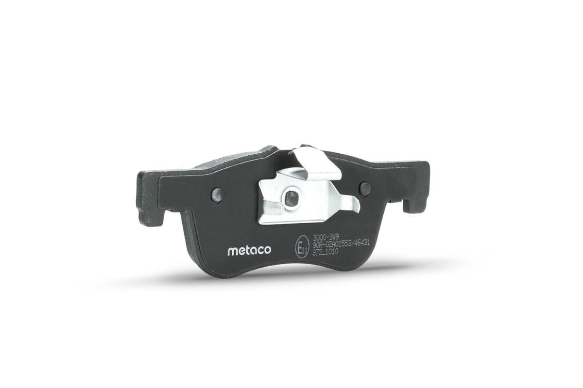 Колодки тормозные передние к-кт metaco 3000-349 preview 3