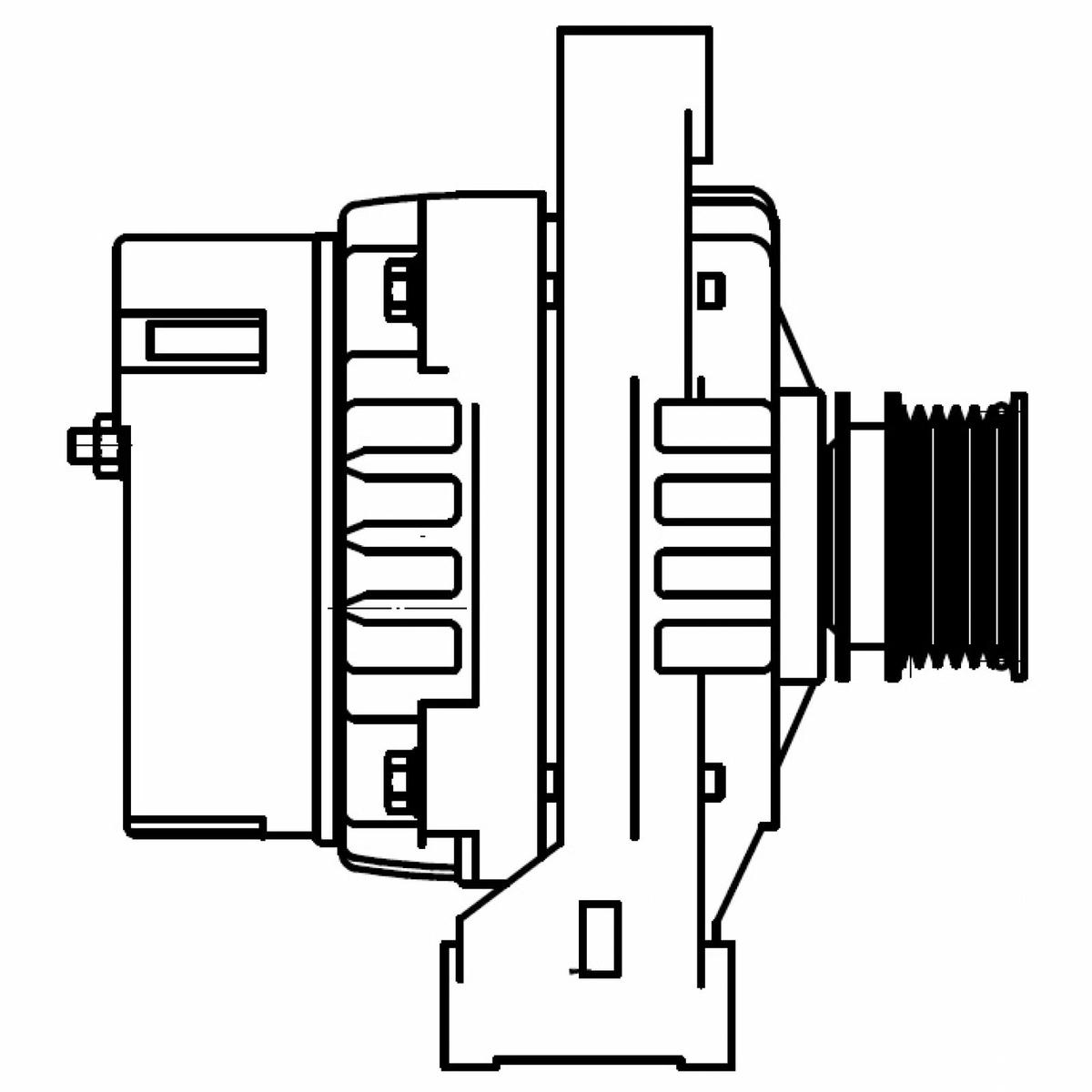 Генератор для а/м ГАЗ/УАЗ с дв. ЗМЗ-409.1/406.1/405.22 90А (LG 0309X) preview 5