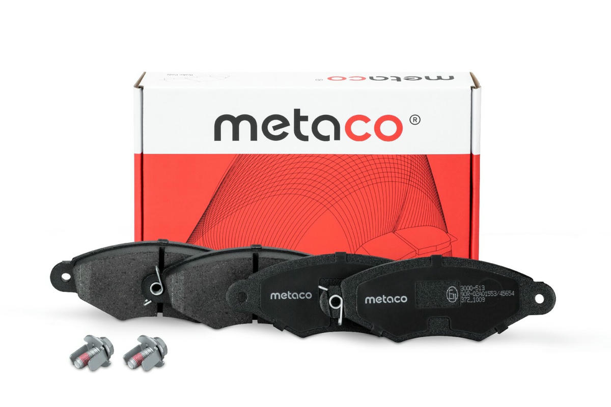 Колодки тормозные передние к-кт metaco 3000-513 preview 1