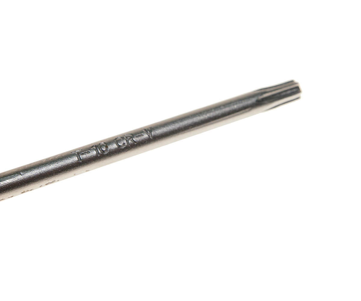 Ключ TORX Г-обр T10H с отверстием длинный ROCK FORCE preview 1