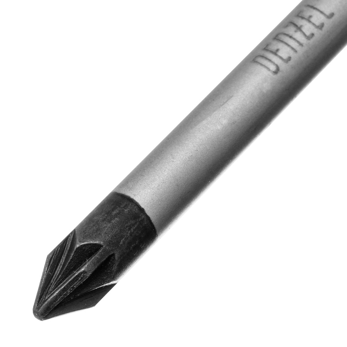 Отвертка, PZ1x75 мм, S2, 3к рукоятка// Denzel preview 3