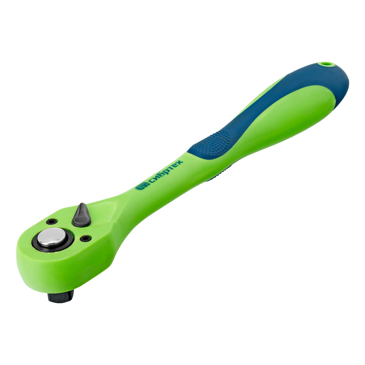 Ключ-трещотка, двухкомпонентная рукоятка, 1/2 Сибртех 14009 preview 1