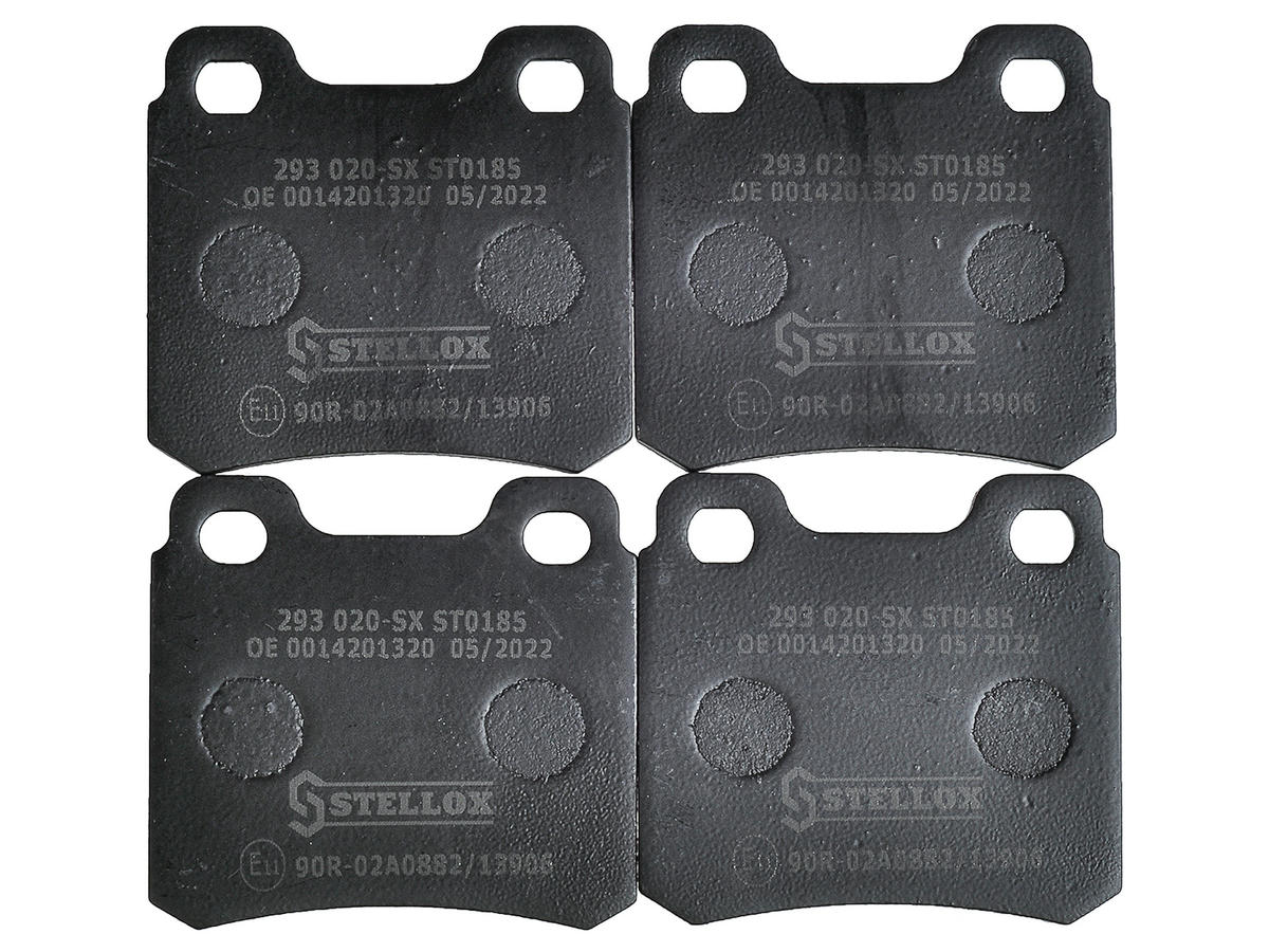 293 020-SX_колодки дисковые задние!  MB W124 2.0-3.0D/TD 84-95/W210 2.0-3.0D 95-97 preview 2