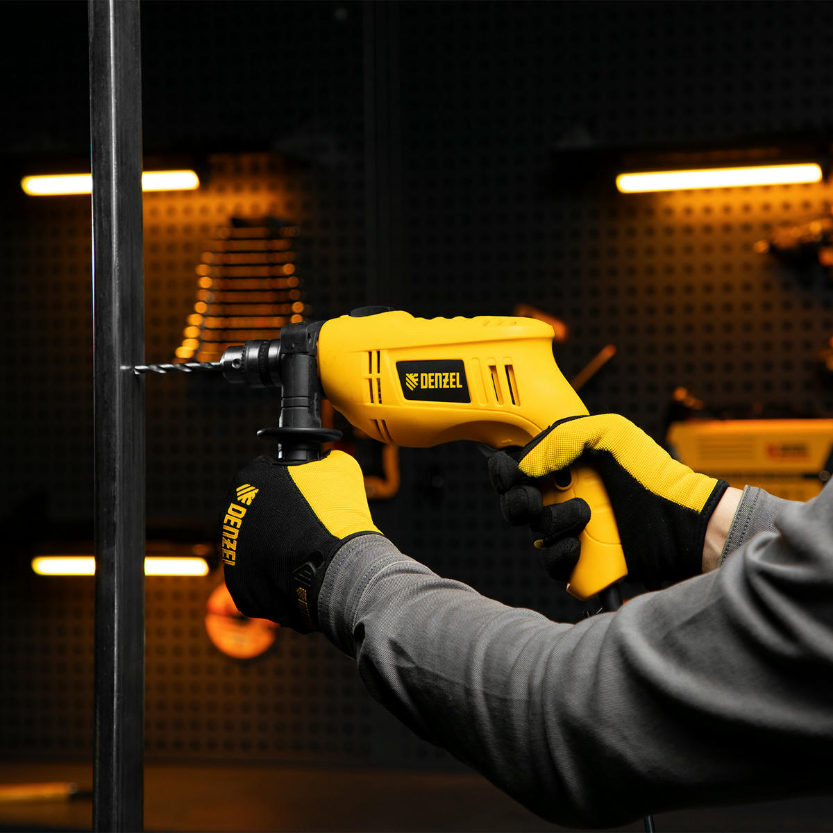 DENZEL 26302 Дрель ударная ID-550, 550 Вт, 0-2900 об/мин, 464000 уд/мин preview 12