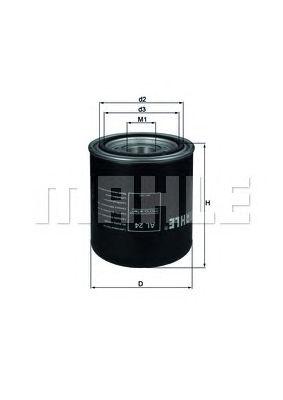 Фильтр пневматической системы MAHLE AL 24 preview 1