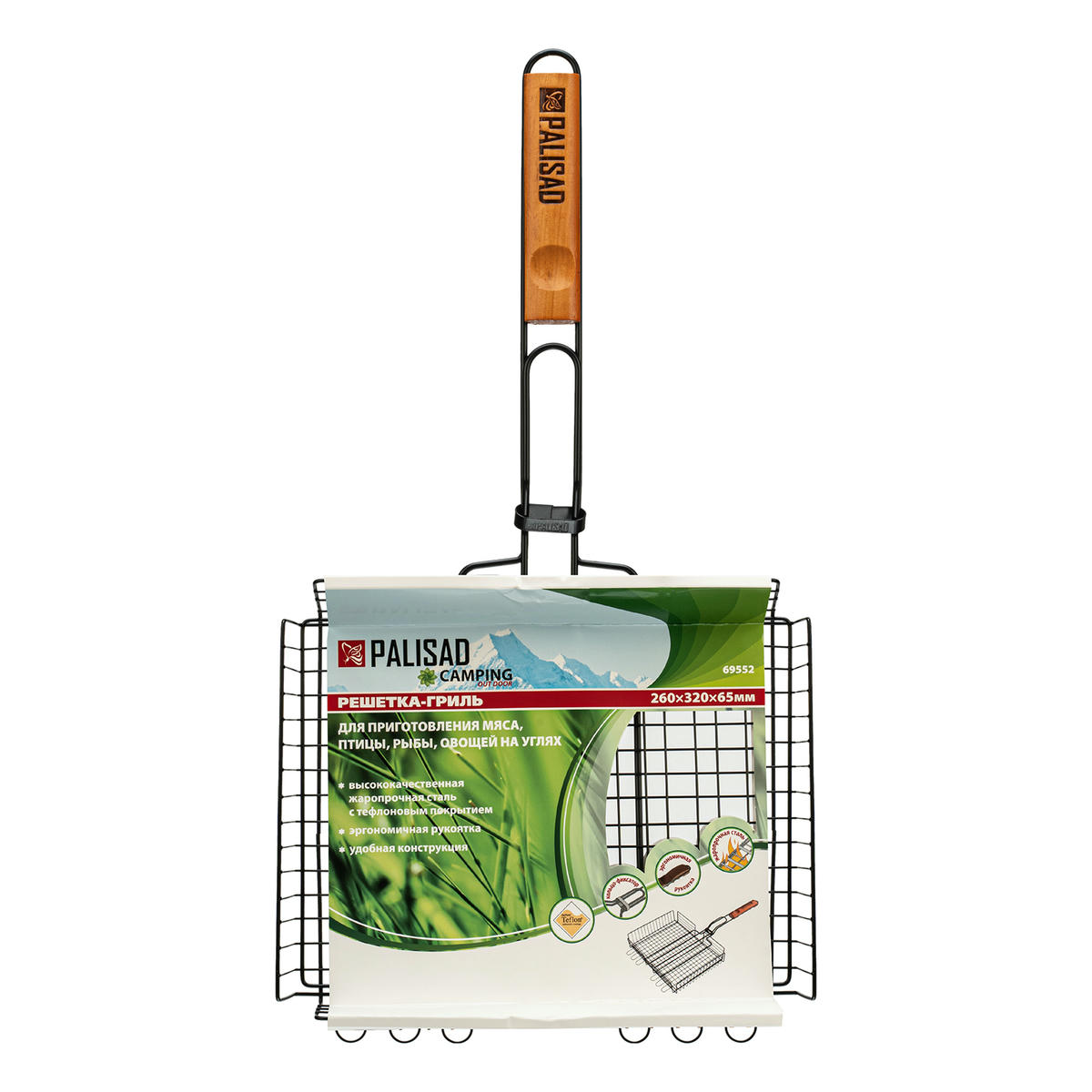 Решетка гриль 250х310х65мм объемная антиприг. PALISAD preview 6