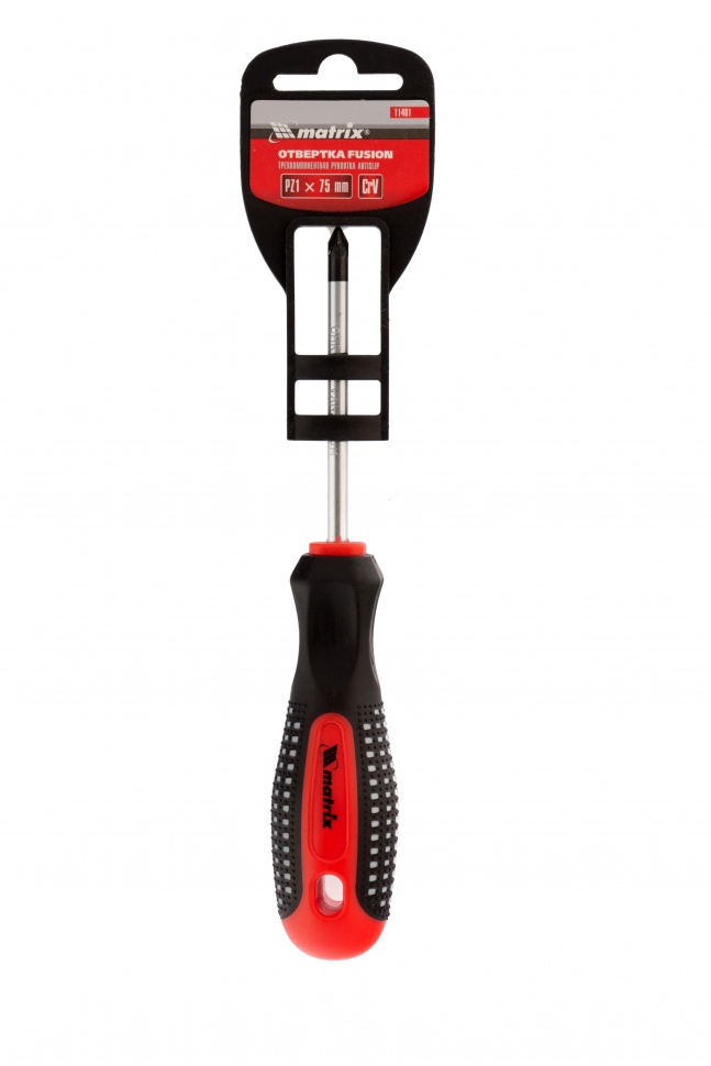 Отвертка крестовая MATRIX Fusion PZ1х75мм CrV preview 1