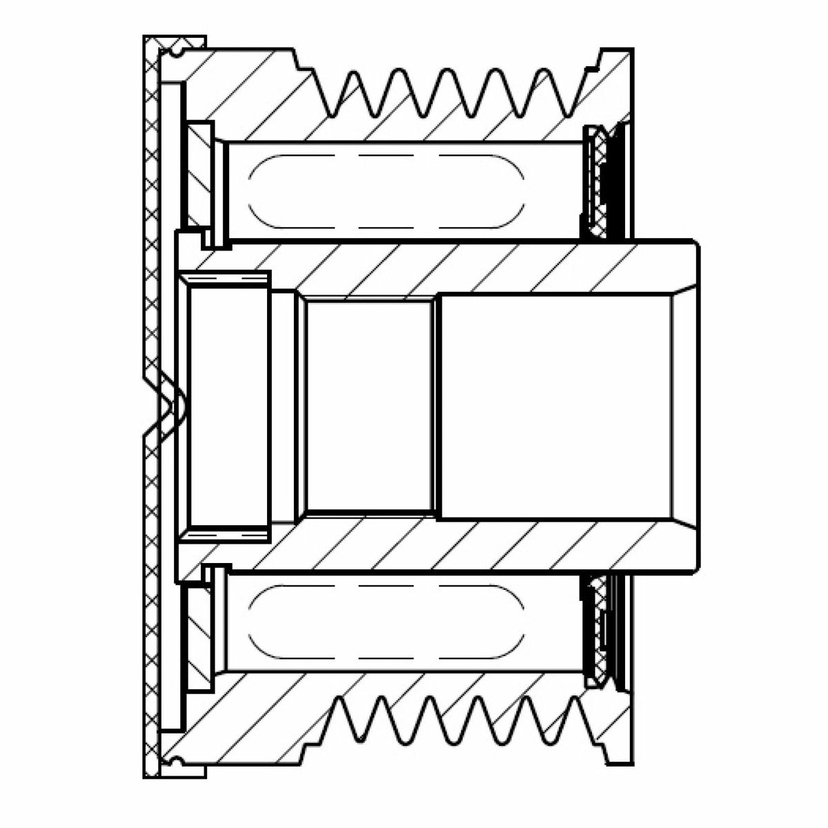Шкив с обгонной муфтой генер. для а/м BMW 5 F10 (09-)/3 F30 (11-)/X3 F25 (11-) 2.0i STARTVOLT SGP 2610 preview 3