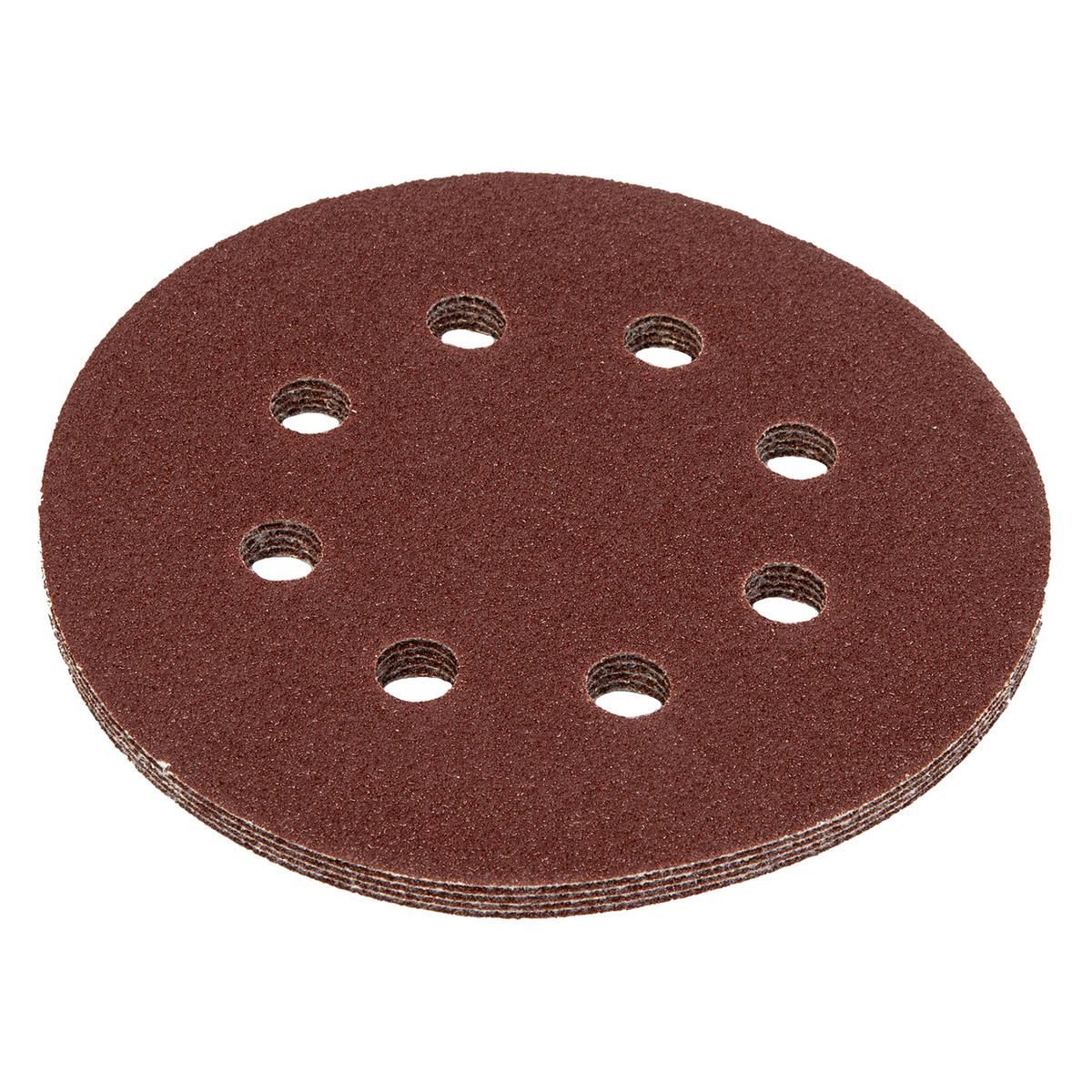 Круг абразивный на ворс. подложке под "липучку" перфорированный P60 125мм 5шт MATRIX preview 3