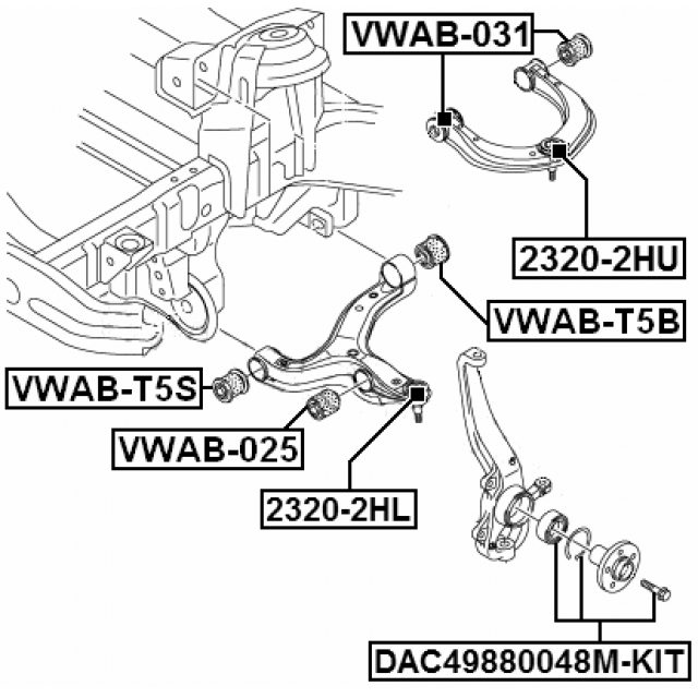 Сайлентблок переднего верхнего рычага preview 2