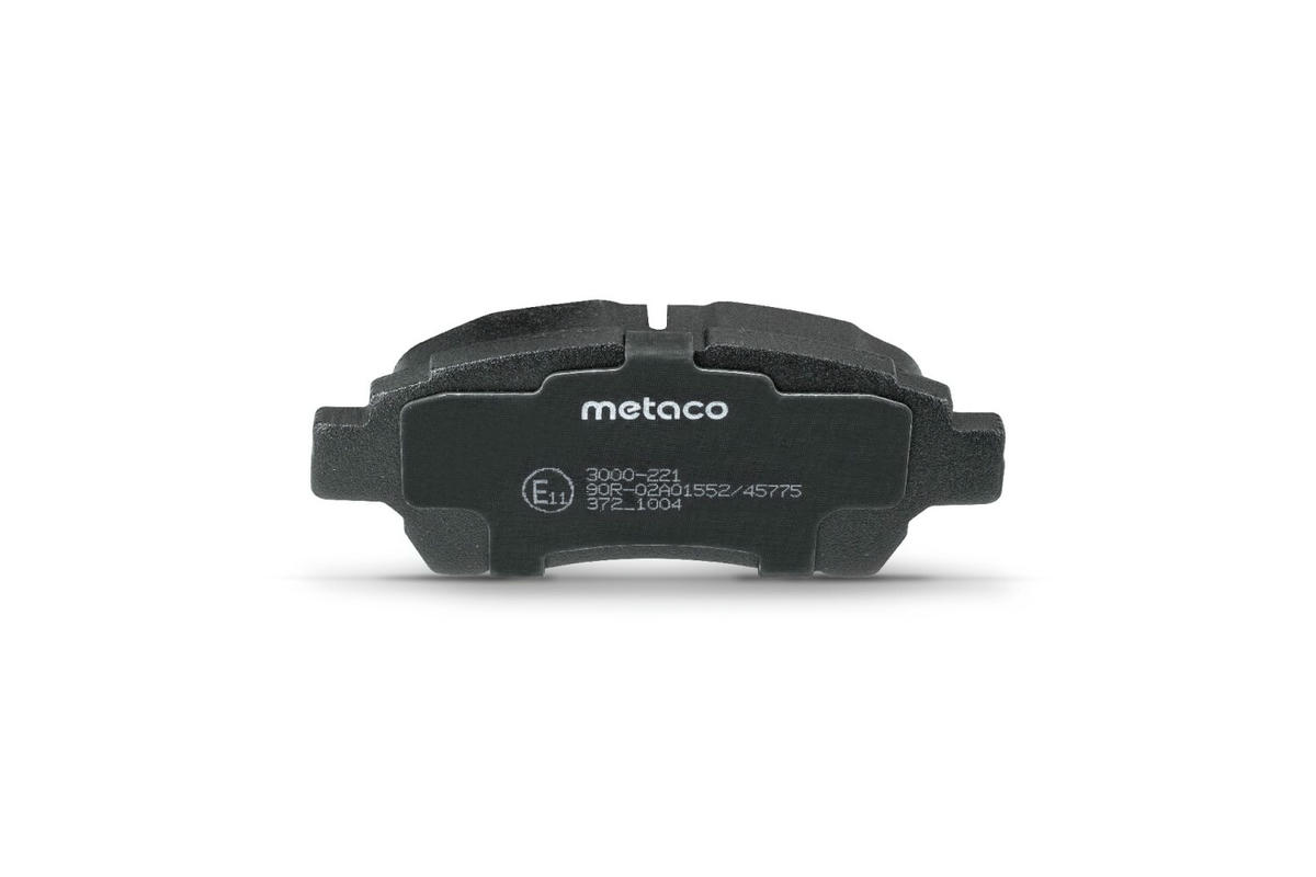 Колодки тормозные передние к-кт metaco 3000-221 preview 5