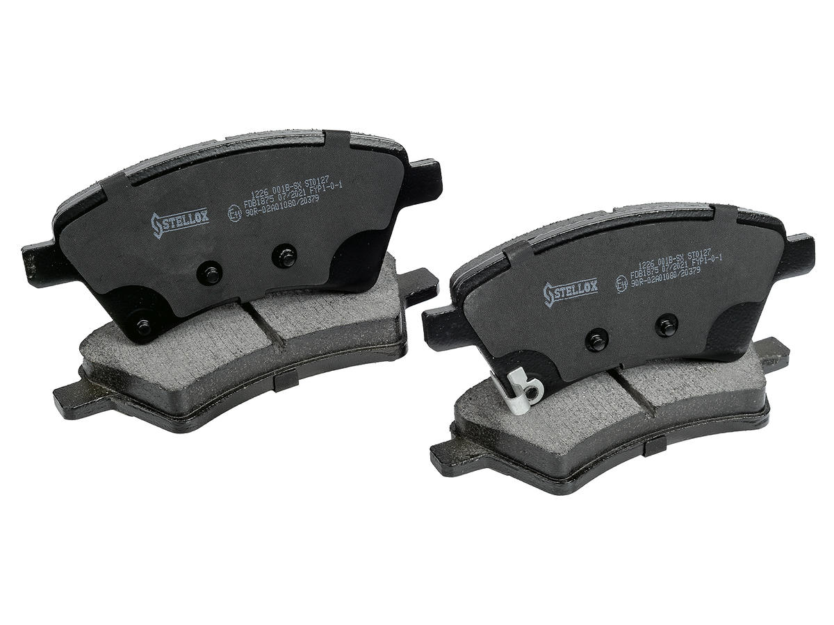 1226 001B-SX_колодки дисковые пер.!с антискр. пл.Fiat Sedici, Suzuki SX4 1.5i/1.6i 16V/1.9 DDiS 06> preview 2